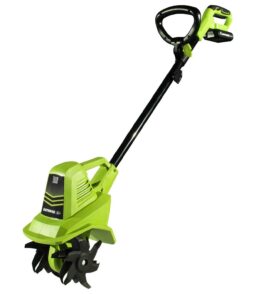 Earthwise 20-Volt 7.5-Inch Cordless Electric Garden Tiller Cultivator - TC70020IT